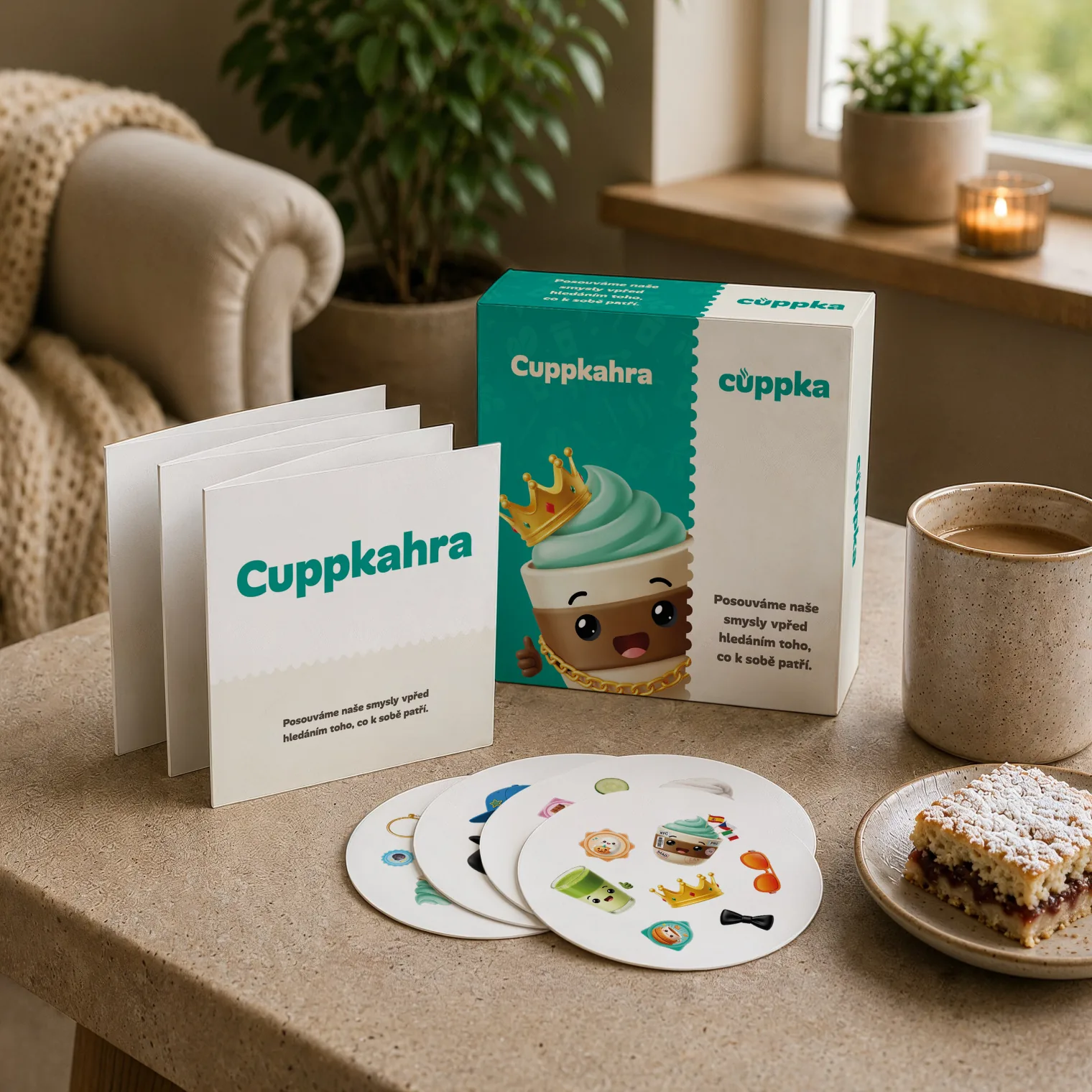 Postřehová karetní hra Cuppka